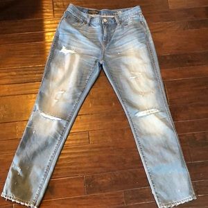J.Crew Broken in Boyfriend distressed jeans 28